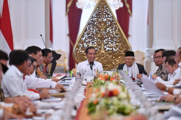 Presiden Jokowi pimpin sidang kabinet - SetnegRI courtesy
