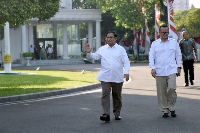 Prabowo Menteri Jokowi foto courtesy setnegri