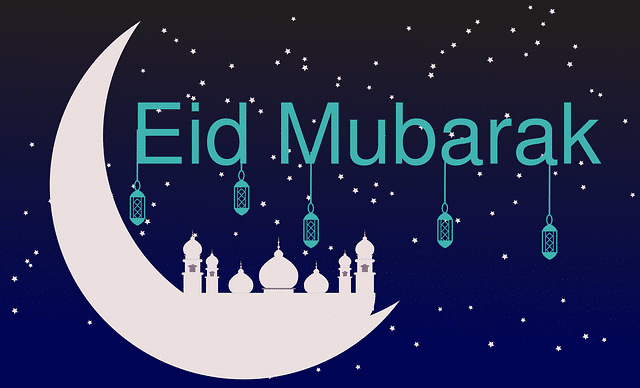 eid mubarak Gambar oleh WAQAR AHMAD dari Pixabay