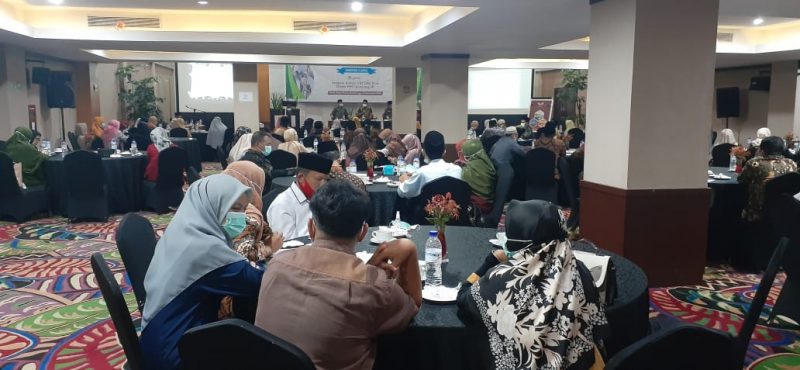 Acara Desiminasi Pembatalan Keberangkatan Calon Jemaah Haji tahun 2020 foto fadhly reza