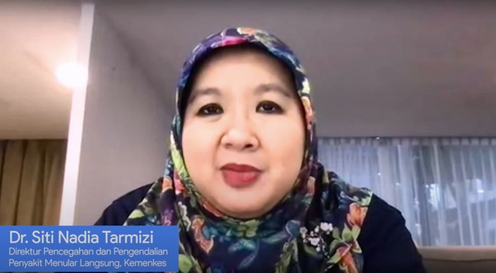 [Foto] dr. Siti Nadia Tarmizi, M. Epid., Juru Bicara Vaksinasi Covid-19, sekaligus Direktur Pencegahan Penyakit Menular Langsung, Kementerian Kesehatan Republik Indonesia