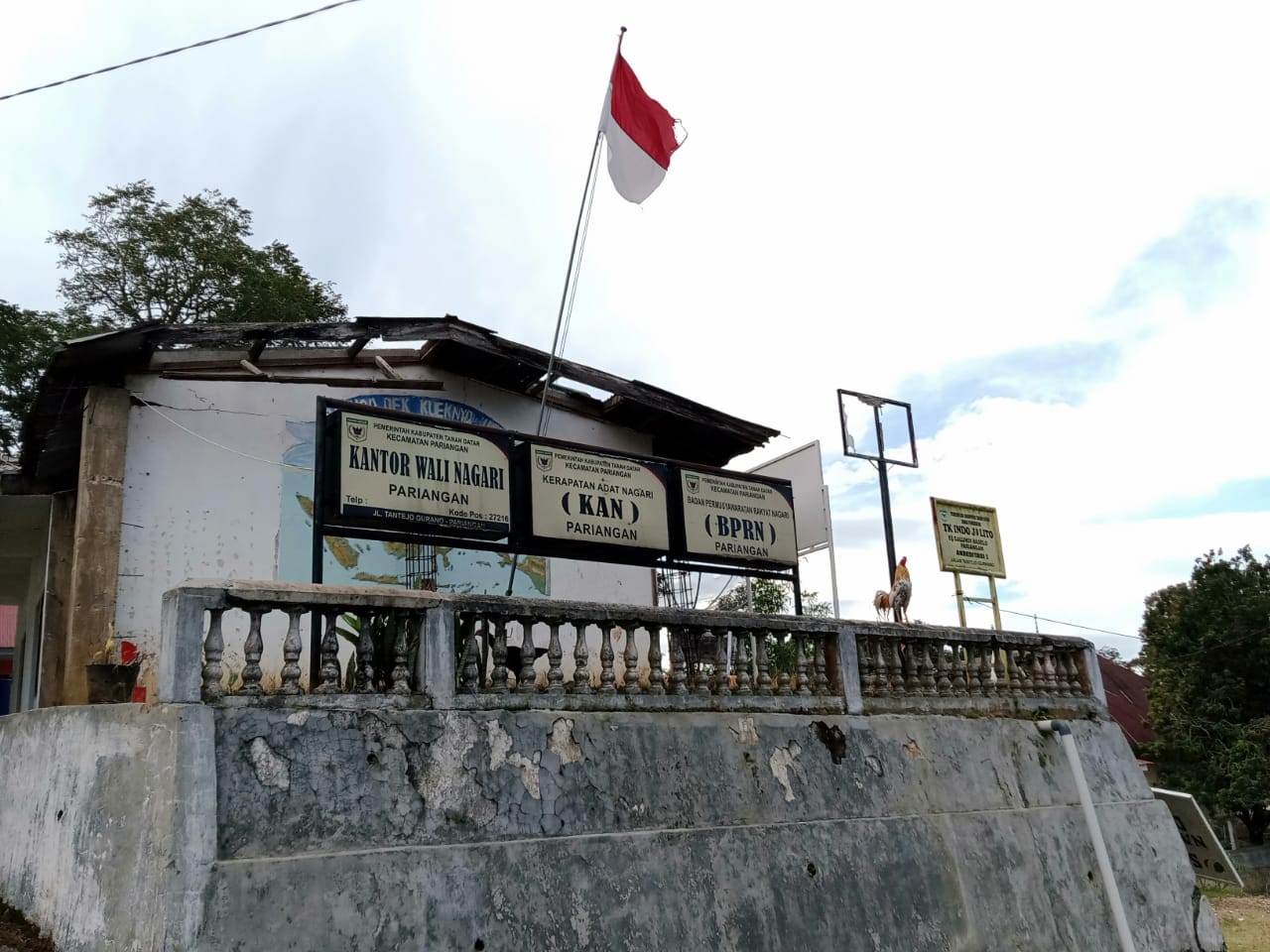 Potret Kantor Wali Nagari Pariangan, Desa Terindah di Dunia foto vir