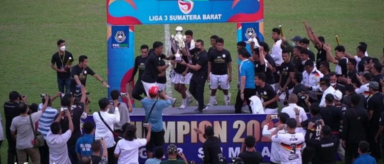PSKB Bukittinggi Juara Liga 3 PSSI Sumbar 2021
