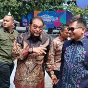 H. Leonardy Harmainy Dt. Bandaro Basa di acara Minangkabau Economy Creative Festival (Minang CrEFT) 2022 foto ist.