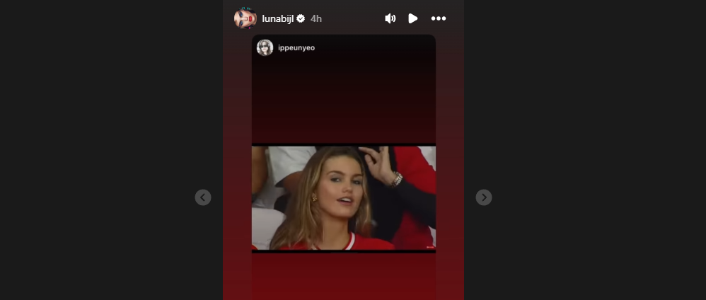 Insta Story @lunabijl