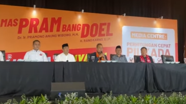 Cak Lontong beri update keunggulan Pramono Anung-Rano Karno foto ist.