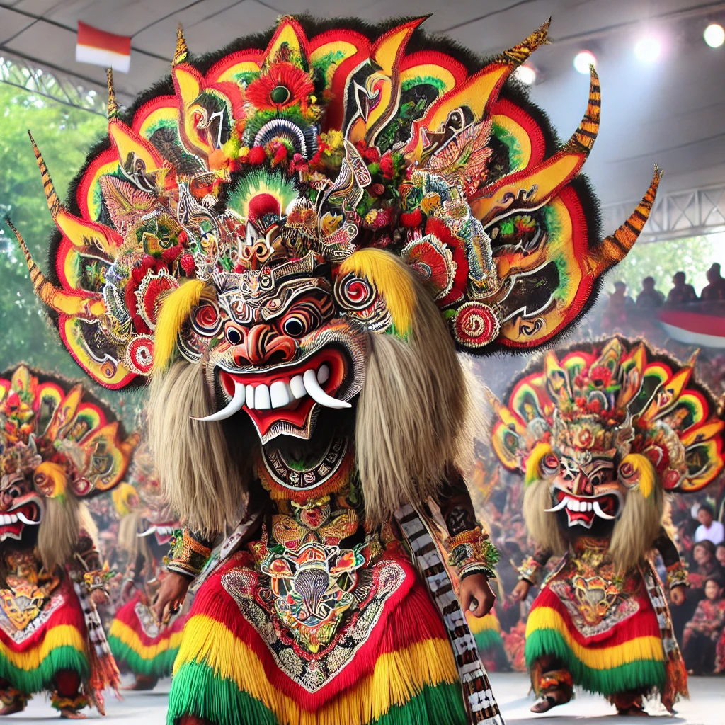 Reog Ponorogo, Warisan Budaya Takbenda UNESCO. AI Ilustrated