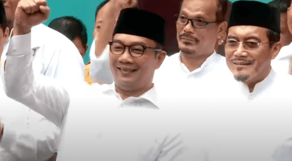 Ridwan Kamil, Konpers terkait Pilkada Jakarta 2024. foto ist.