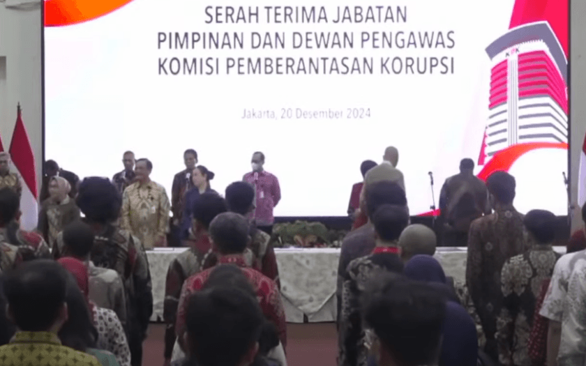 Komjen Setyo Budiyanto, Acara Sertijab Pimpiman dan Dewas KPK, foto courtesy KPK