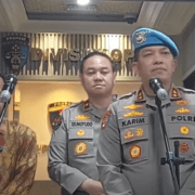 Pemerasan Polisi DWP, Kadiv Propam beri keterangan pers foto ist.