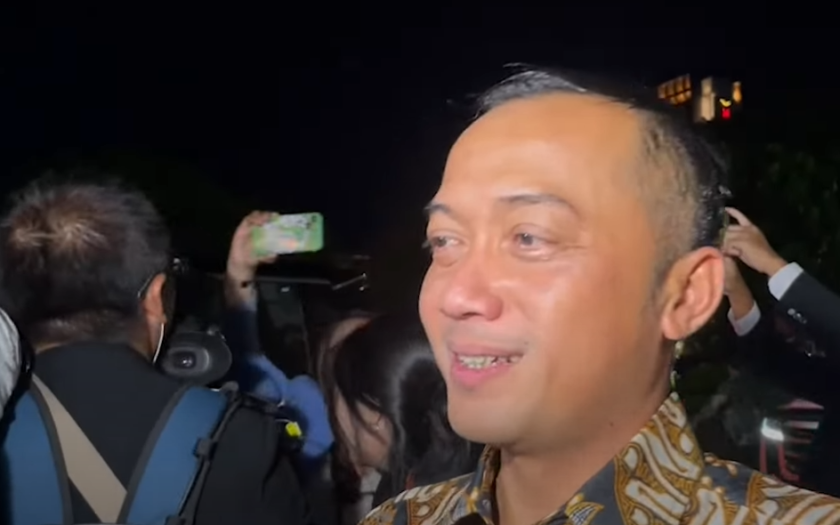 Prasetyo Hadi tanggapi gertakan Hasto. foto ist.