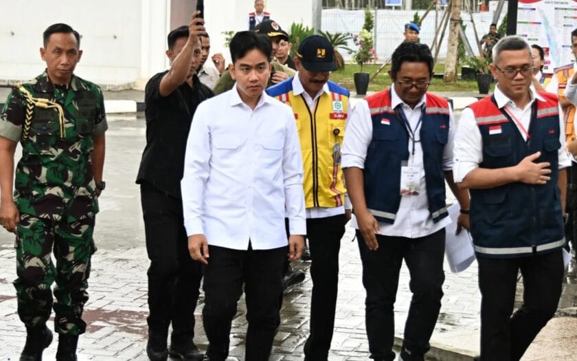 Target Kelancaran Nataru, Wapres Gibran, Tinjau Tol Tanjung Pura foto dok. Setwapres