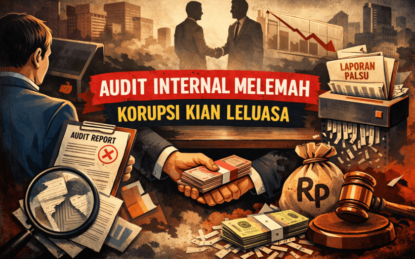 Audit Internal Melemah, Korupsi Kian Leluasa | Gambar Ilustrasi Generated by AI